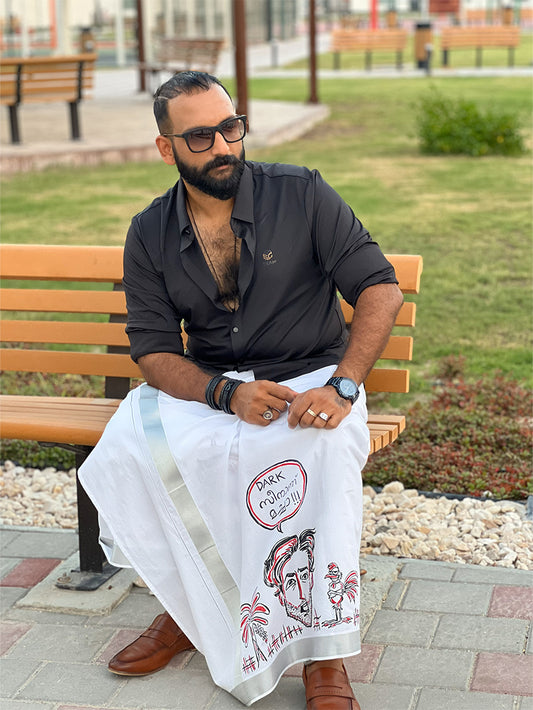 Dialogue Box 1 - Handpainted Dhoti
