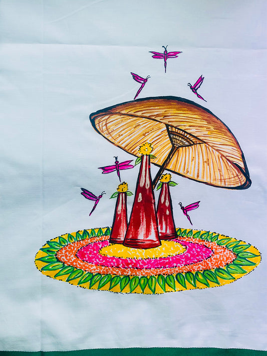 Olakuda - Handpainted Dhoti