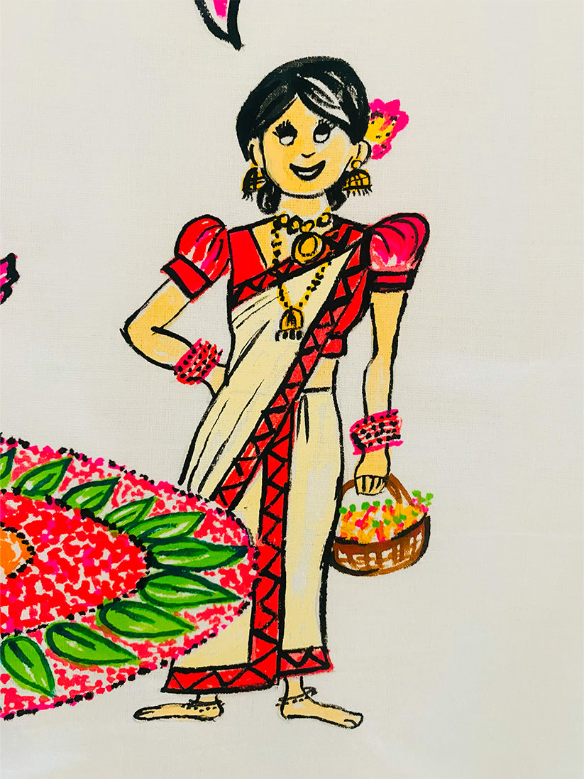 Dialogue Box 9 - Handpainted Dhoti