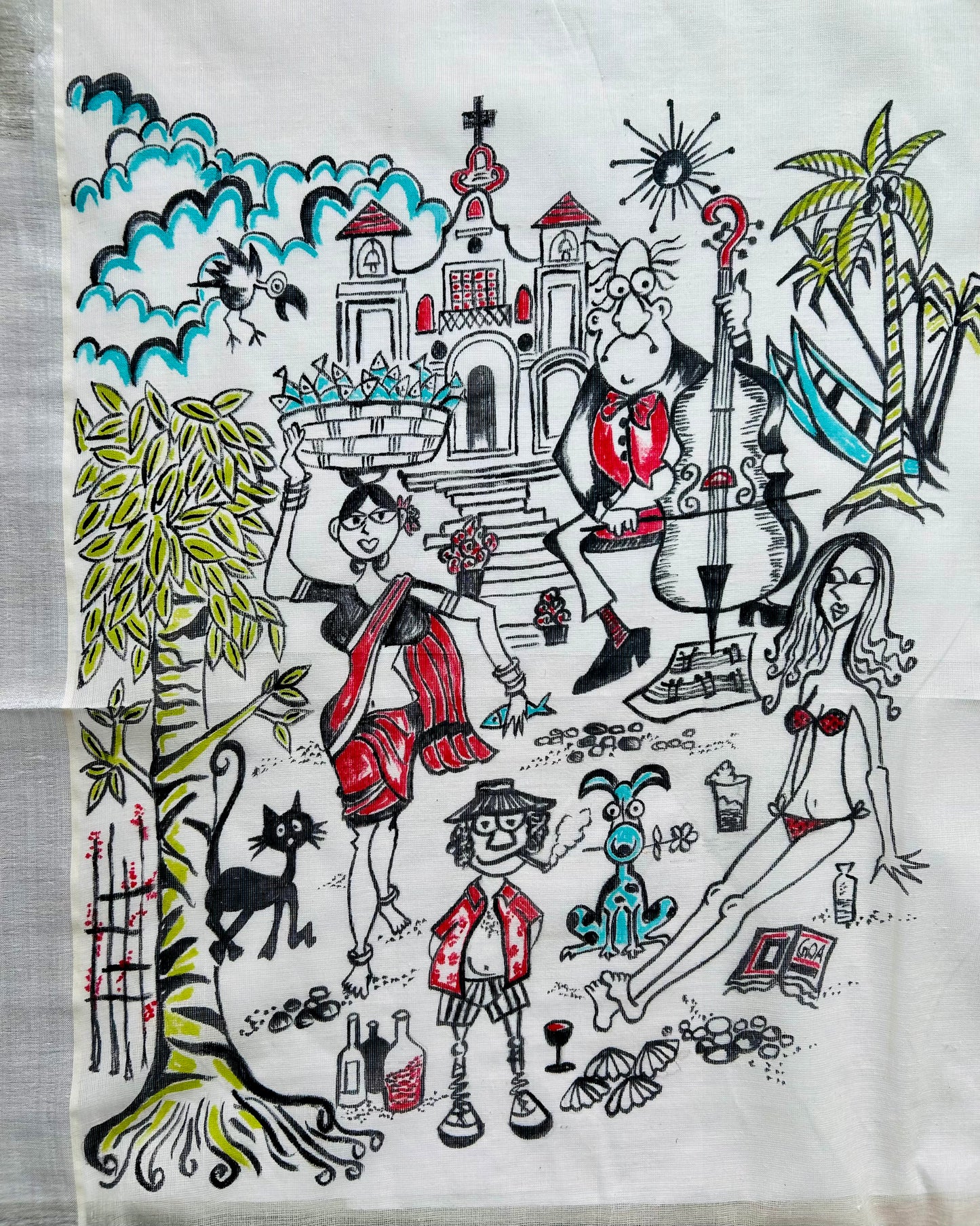 Goa Diaries Designer Saree