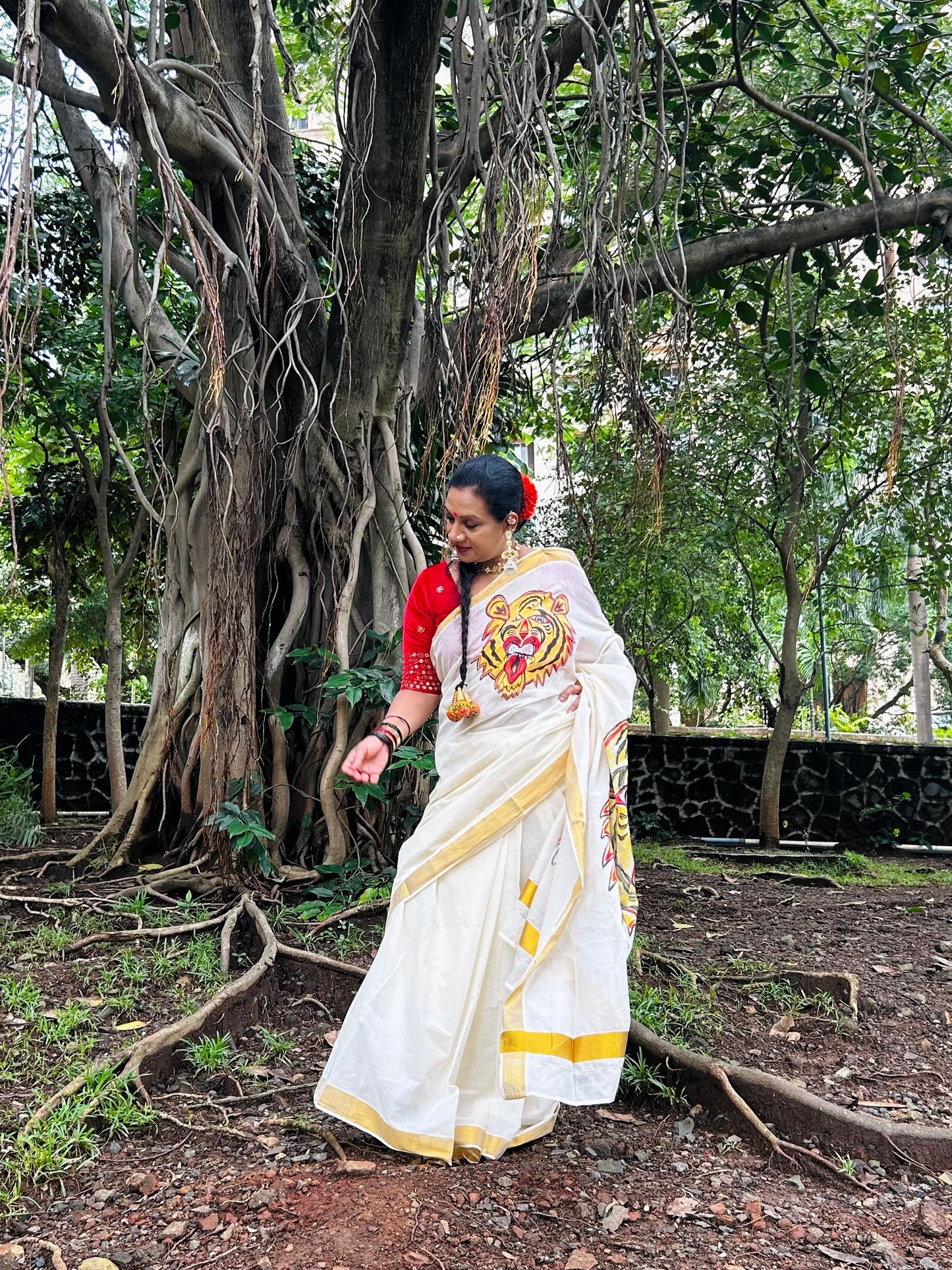 Pulikali Saree