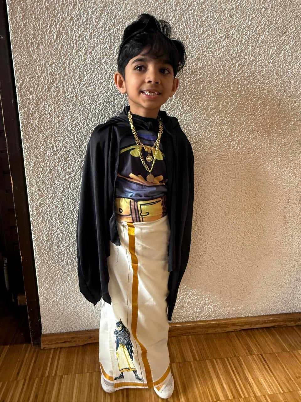 Kids Wear Batman - Handpainted Dhoti