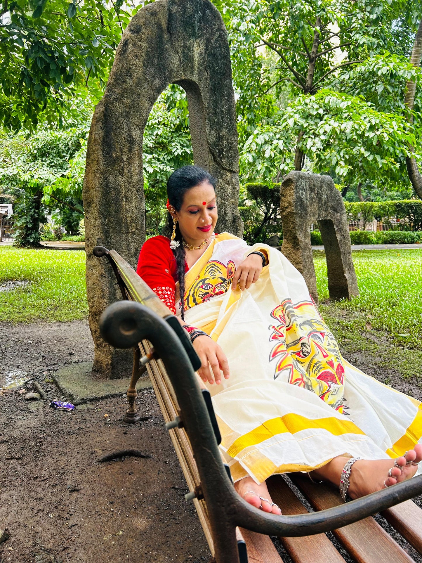 Pulikali Saree