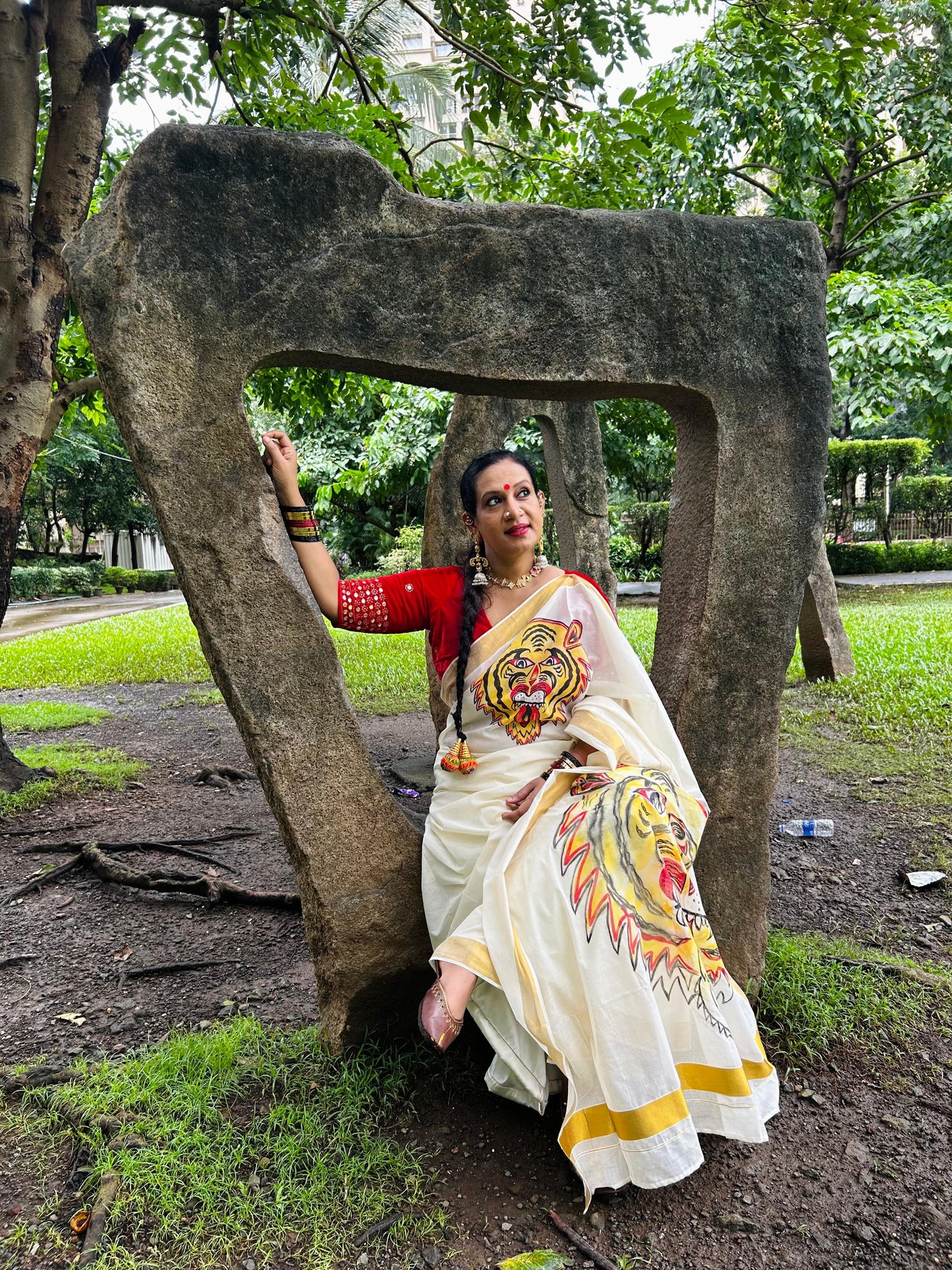 Pulikali Saree