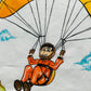 Wanderlust 2 - Handpainted Dhoti