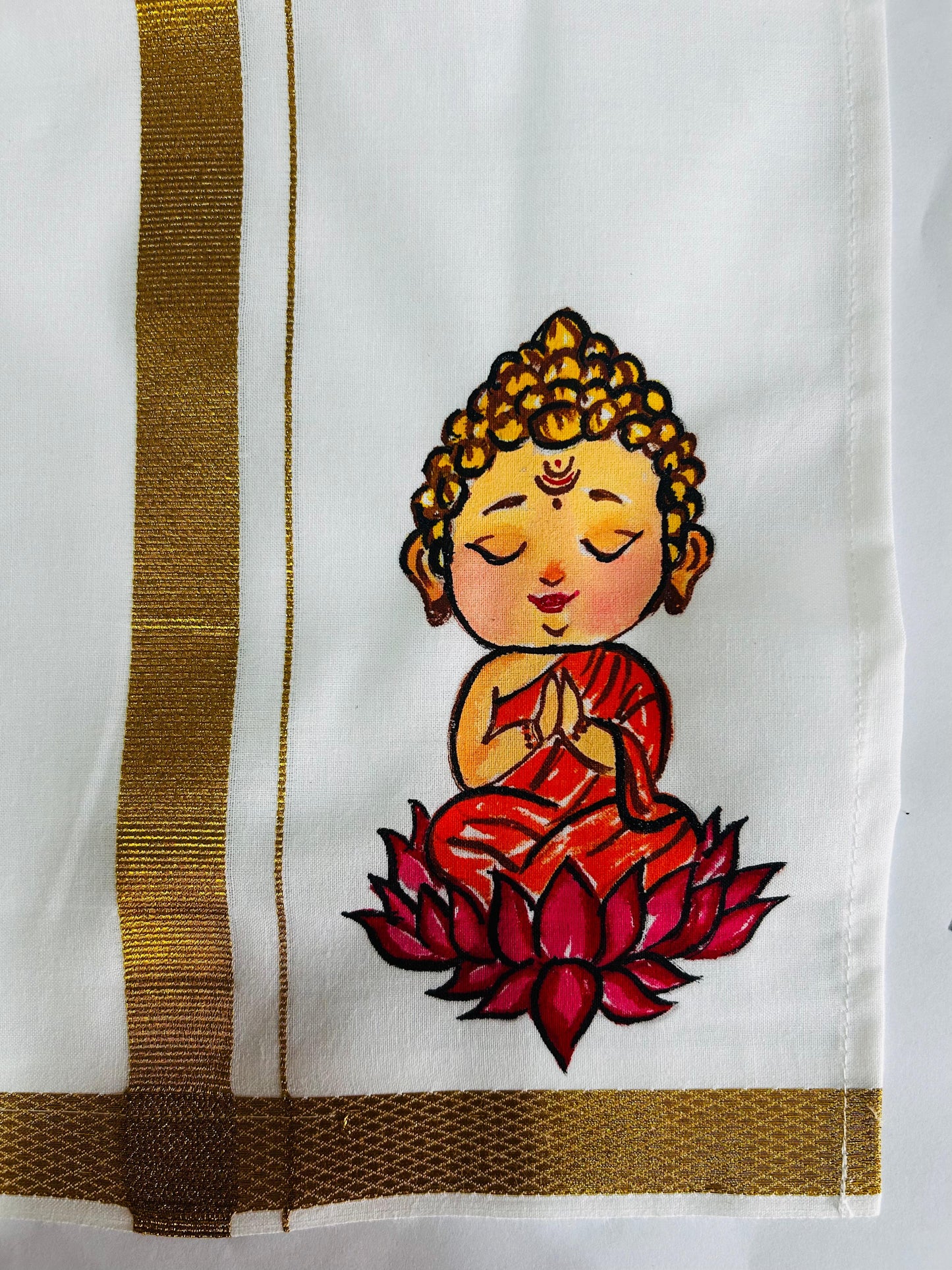 Kids Wear Child Buddha - Handpainted Dhoti