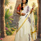 Mayilpeeli - Handpainted/ Handprinted Saree