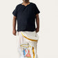 Maangalyam 1 - Handpainted Dhoti