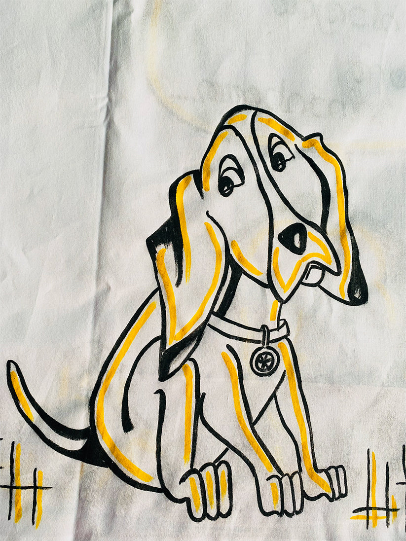 Dialogue Box 7 - Handpainted Dhoti