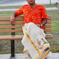 Kutty Kusrudhi - Handpainted Dhoti