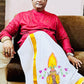 Maangalyam 4 - Handpainted Dhoti
