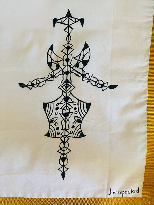 Power - Handpainted Dhoti