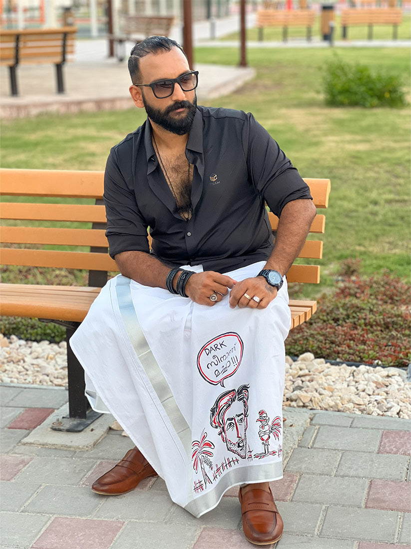 Dialogue Box 1 - Handpainted Dhoti