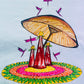 Olakuda - Handpainted Dhoti