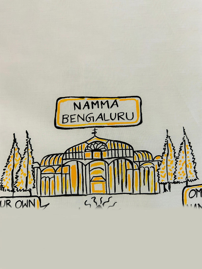 Bangelore Diaries - Handpainted Saree