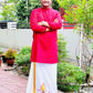 Maangalyam 4 - Handpainted Dhoti