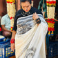 Water Woman - Handpainted Saree