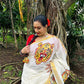 Pulikali - Handpainted Saree