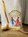 Maangalyam 1 - Handpainted Dhoti