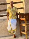 Chaayam 1 - Handpainted Dhoti