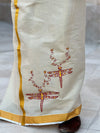 Onathumbi - Handpainted Dhoti
