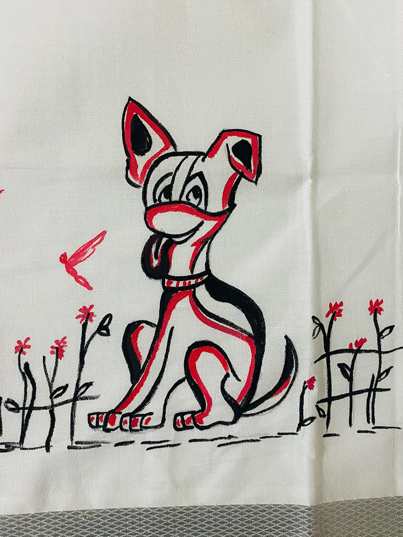 Dialogue Box 13 - Handpainted Dhoti
