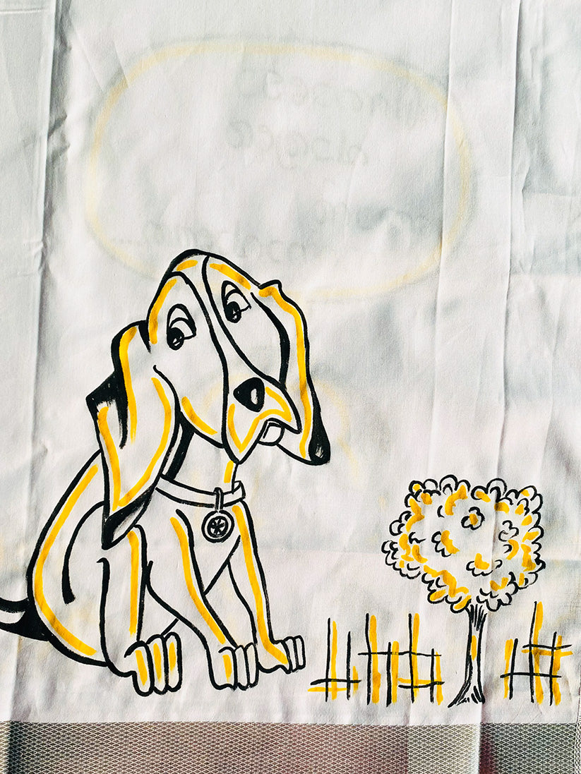 Dialogue Box 7 - Handpainted Dhoti