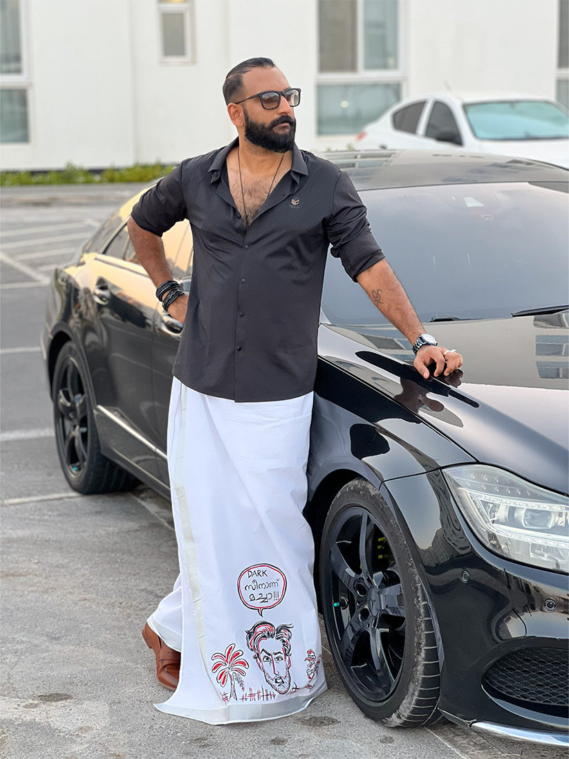 Dialogue Box 1 - Handpainted Dhoti