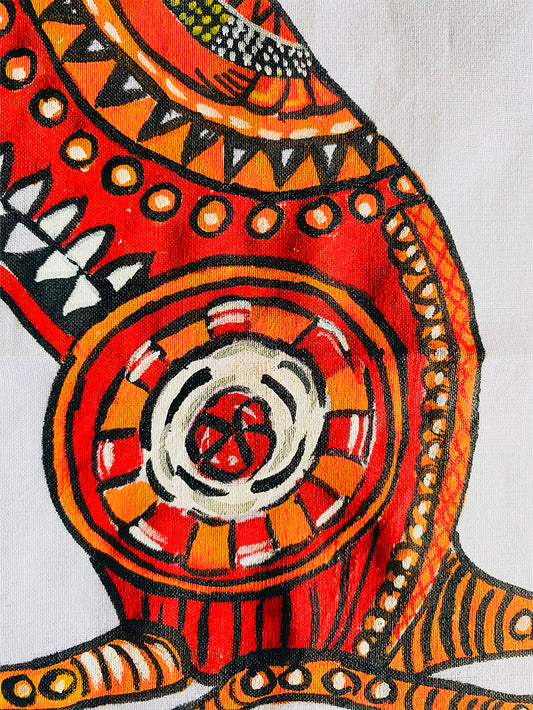 Kaavalkaaran - Handpainted Dhoti