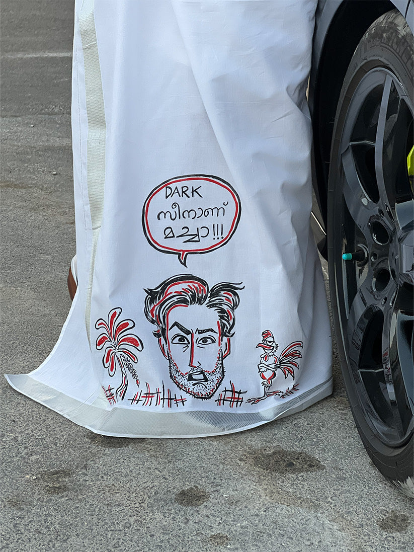 Dialogue Box 1 - Handpainted Dhoti