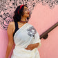 Amy Winehouse - Handpainted Saree