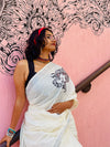 Amy Winehouse - Handpainted Saree