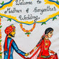 Maangalyam 1 - Handpainted Dhoti