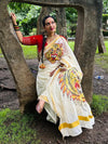 Pulikali - Handpainted Saree