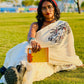 Amy Winehouse - Handpainted Saree