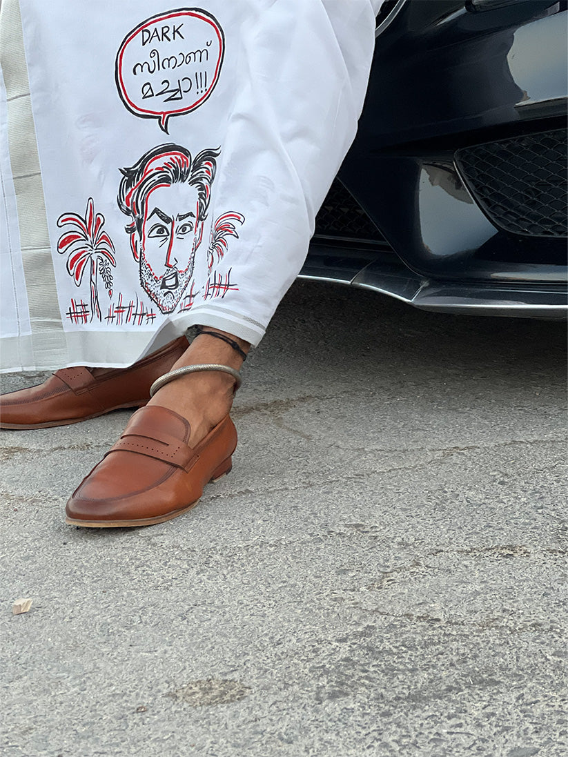 Dialogue Box 1 - Handpainted Dhoti