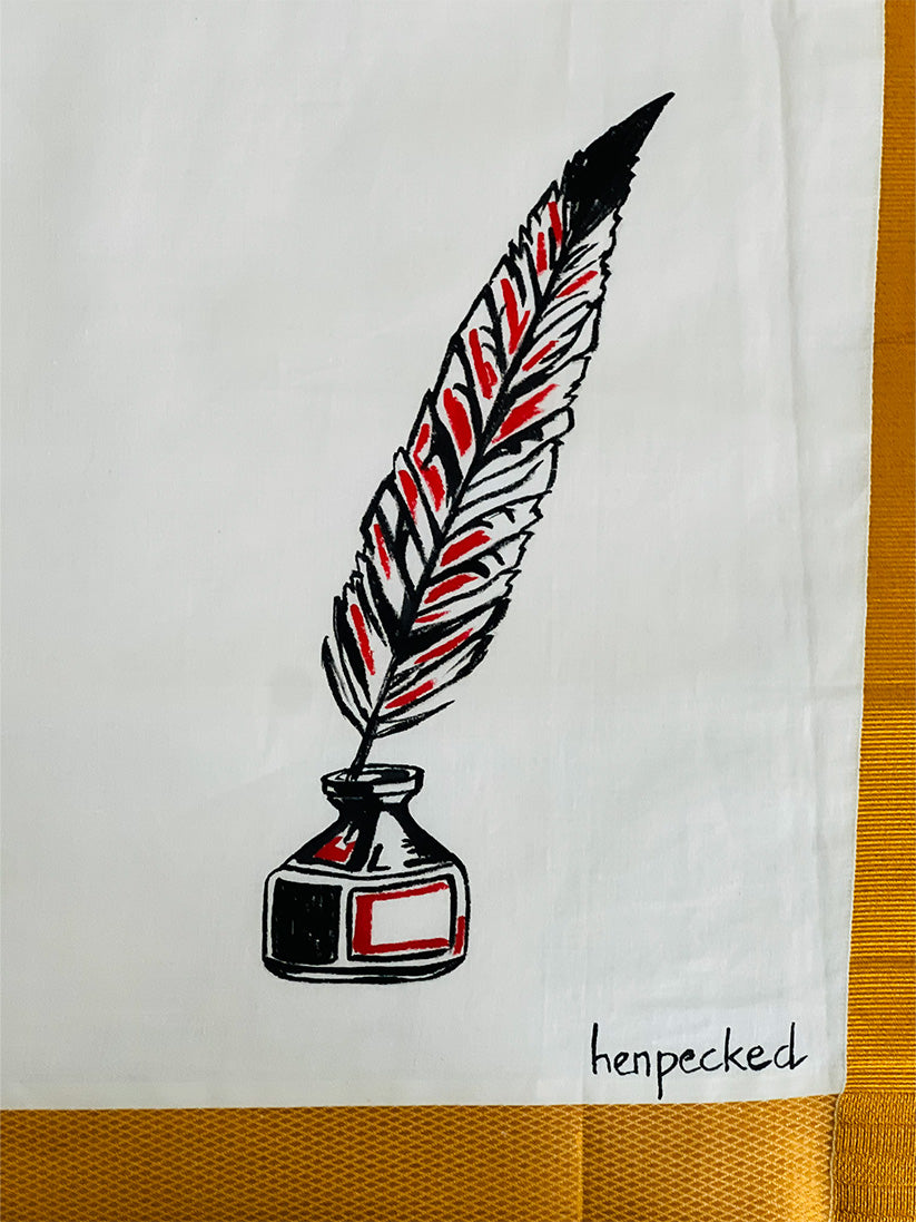 Dialogue Box 4 - Handpainted Dhoti
