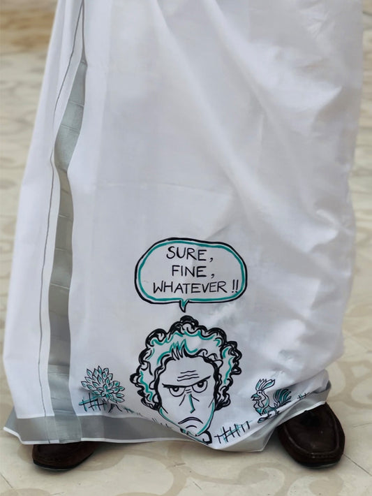 Dialogue Box 16 - Handpainted Dhoti