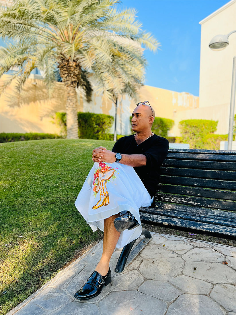 Cowboy - Handpainted Dhoti