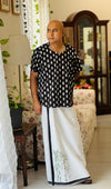 Ilakal patcha 2 - Handpainted Dhoti