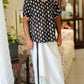 Ilakal patcha 2 - Handpainted Dhoti