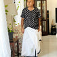 Ilakal patcha 2 - Handpainted Dhoti
