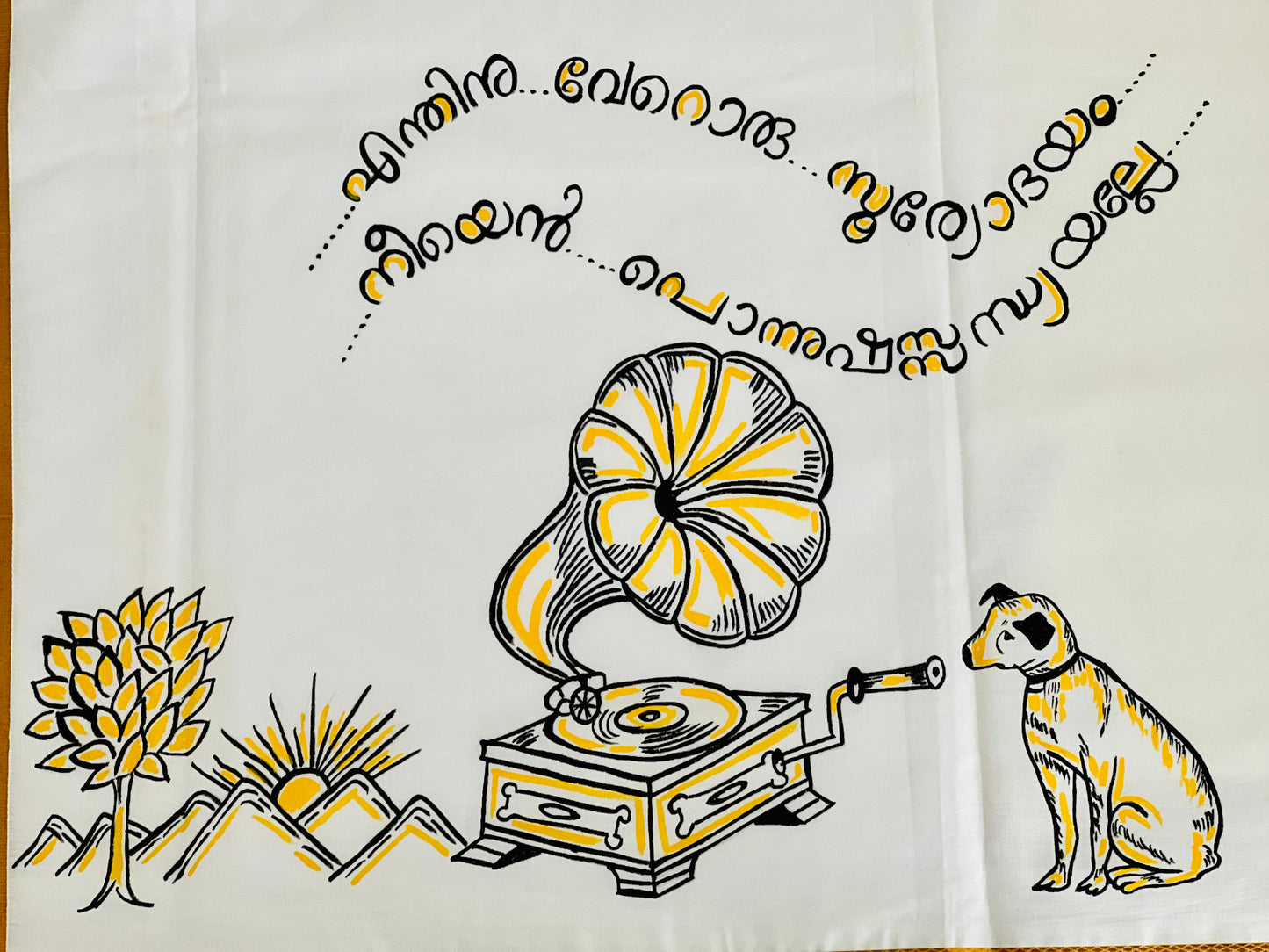Dialogue Box 24 - Handpainted Dhoti