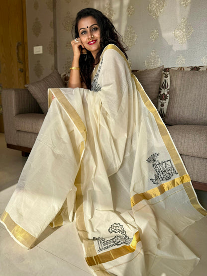 Childhood Nostalgia Designer Saree