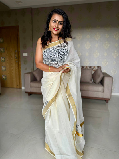 Childhood Nostalgia Designer Saree