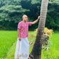 Malayali - Handpainted Dhoti