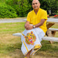 Pulikkali -  Handpainted Dhoti