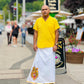 Pulikkali -  Handpainted Dhoti