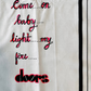 Jim Morrison - Handpainted Dhoti