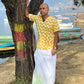 Ilakal patcha 1 - Handpainted Dhoti